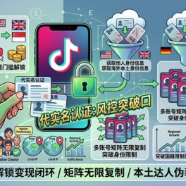 TikTok 真人实名认证（代办）