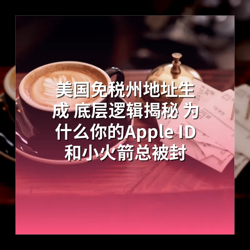 美国免税州地址生成 底层逻辑揭秘 为什么你的Apple ID和小火箭总被封