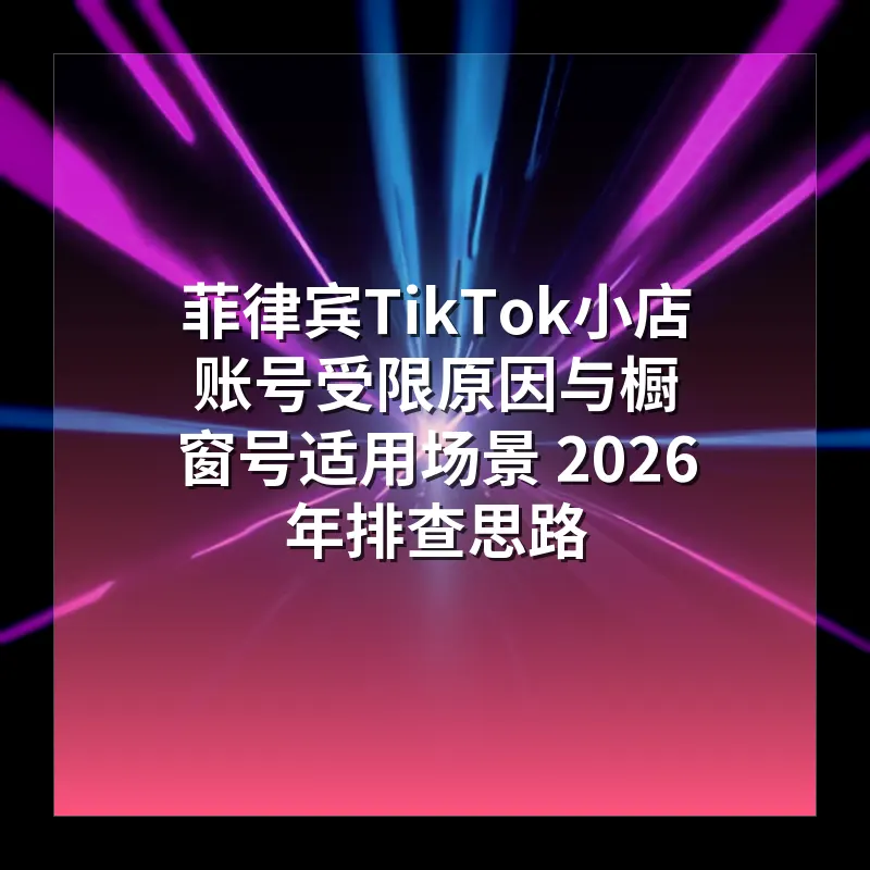 菲律宾 TikTok 小店权限被收回 内容资质和账号历史怎么判断